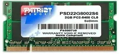Patriot SO-DIMM 2GB, DDR2-800, CL6