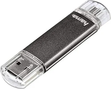 Hama FlashPen Laeta Twin 32GB, USB-A 2.0/USB 2.0 Micro-B