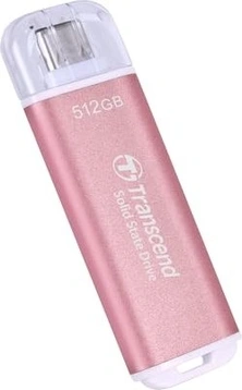 Transcend ESD300 Pink 512GB, USB-C 3.1