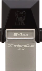 Kingston DataTraveler microDuo 64GB, USB-A 3.0/USB 2.0 Micro-B