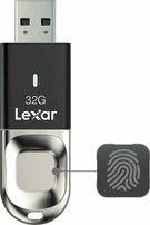 Lexar JumpDrive Fingerprint F35 32GB, USB-A 3.0