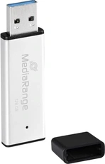 MediaRange USB 3.0 Performance Aluminium 128GB, USB-A 3.0