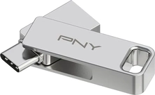 PNY Duo-Link Dual Flash Drive 64GB, USB-A 3.0/USB-C 3.0