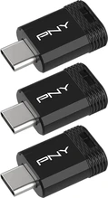 PNY Elite-X Fit Type-C 64GB, USB-C 3.0, 3er-Pack