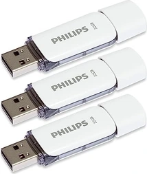 Philips Snow Edition Shadow Grey 32GB, USB-A 2.0, 3er-Pack