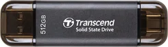 Transcend ESD310C Black 512GB, USB-A 3.1/USB-C 3.1
