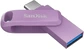 SanDisk Ultra Dual Drive Go USB Type-C Lavender 64GB, USB-A 3.0/USB-C 3.0