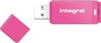 Integral Neon Pink 128GB, USB-A 2.0